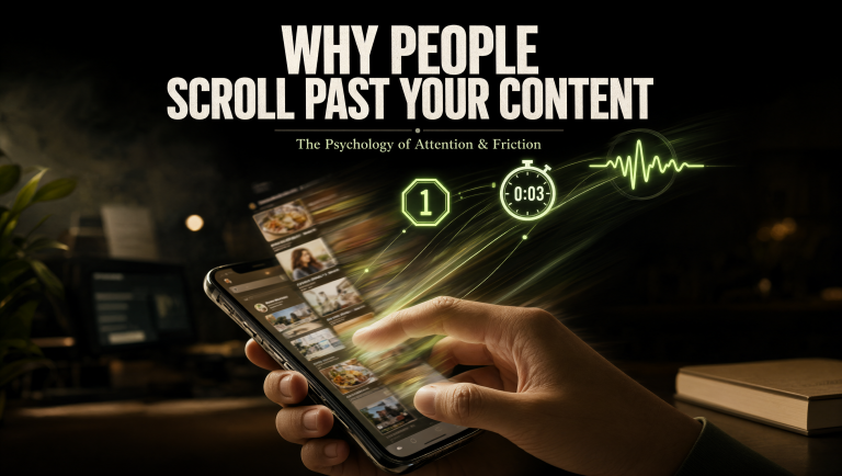 Why People Scroll Past Your Content Even When It’s Actually Good
