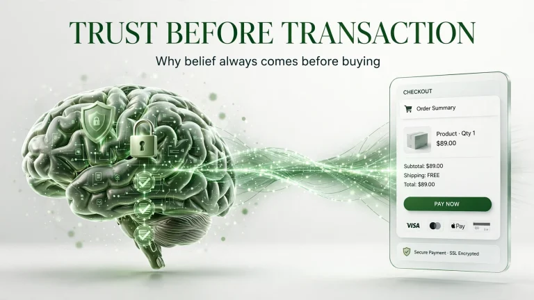 Trust Before Transaction: Why People Need to Believe You Before They Buy