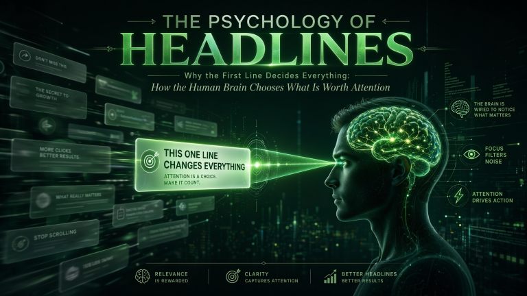 The Psychology of Headlines: What Makes People Stop Scrolling?