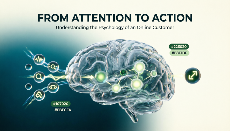 From Attention to Action: Understanding the Psychology of an Online Customer